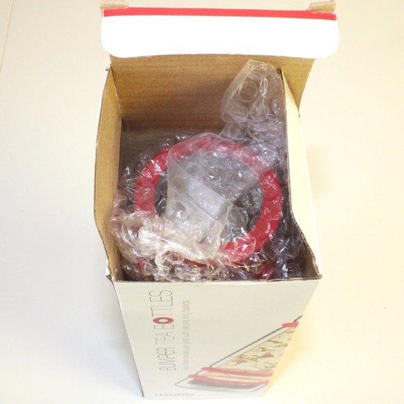 Asobu Bumper Tea Bottle Infuser Red - Picture 6 of 7